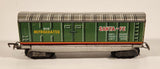 Vintage TN Nomura Japan Santa-Fe 1648 Refrigerated Box Car Green Tin Toy Train Car Vehicle