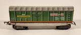 Vintage TN Nomura Japan Santa-Fe 1648 Refrigerated Box Car Green Tin Toy Train Car Vehicle