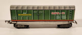 Vintage TN Nomura Japan Santa-Fe 1648 Refrigerated Box Car Green Tin Toy Train Car Vehicle