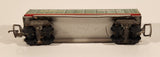 Vintage TN Nomura Japan Santa-Fe 1648 Refrigerated Box Car Green Tin Toy Train Car Vehicle
