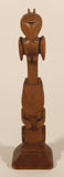 Aboriginal Totem Pole 7" Hand Carved Sculpture
