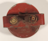 Vintage Faria Wisconsin Air Cooled Engine -15 to 15 Amps Ammeter Gauge Uncasville Conn, U.S.A.