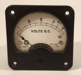Vintage Sangamo Weston Ltd Volts D.C. 0-10 Volt Meter Gauge S.W.-AR32809-62 Enfield Middx England