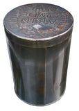 Antique Magic Baking Powder Pure Wholesome 7 1/4" Tall Tin Metal Can