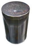 Antique Magic Baking Powder Pure Wholesome 7 1/4" Tall Tin Metal Can