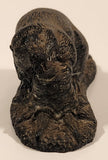 Vanstone Beaver Carved Black Soapstone Animal Wildlife Figurine