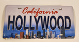 KWC Hollywood California Souvenir Metal Vehicle License Plate Tag