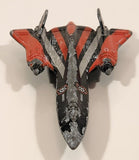 2000 Matchbox Skybusters SB-29 Lockheed Martin SR-71 Blackbird Fighter Jet Airplane Black and Red Die Cast Toy Aircraft