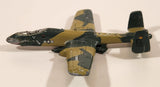 RealToy EL GH FZ224 A-10 Thunderbolt II Style Fighter Jet Airplane Olive Green with Camouflage Die Cast Toy Aircraft