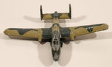 RealToy EL GH FZ224 A-10 Thunderbolt II Style Fighter Jet Airplane Olive Green with Camouflage Die Cast Toy Aircraft