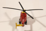 Siku Helicopter County Air Ambulance Red Die Cast Toy Aircraft Busted Off Rear Wing