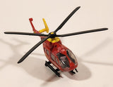 Siku Helicopter County Air Ambulance Red Die Cast Toy Aircraft Busted Off Rear Wing