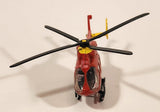 Siku Helicopter County Air Ambulance Red Die Cast Toy Aircraft Busted Off Rear Wing