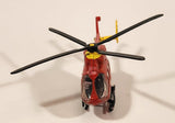 Siku Helicopter County Air Ambulance Red Die Cast Toy Aircraft Busted Off Rear Wing