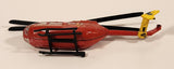 Siku Helicopter County Air Ambulance Red Die Cast Toy Aircraft Busted Off Rear Wing