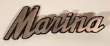 1970s Austin Morris Marina Metal Emblem Nameplate Badge Logo OEM