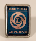 Vintage British Leyland Blue Metal Emblem Nameplate Badge Logo OEM