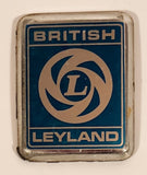 Vintage British Leyland Blue Metal Emblem Nameplate Badge Logo OEM No Pins