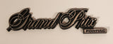 Pontiac Grand Prix Plastic Metal Look Emblem Nameplate Badge Logo OEM