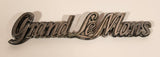 Pontiac Grand LeMans Plastic Metal Look Emblem Nameplate Badge Logo OEM