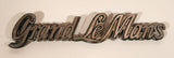 Pontiac Grand LeMans Plastic Metal Look Emblem Nameplate Badge Logo OEM