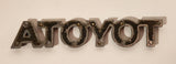 Toyota Plastic Metal Look Emblem Nameplate Badge Logo OEM