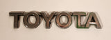 Toyota Plastic Metal Look Emblem Nameplate Badge Logo OEM