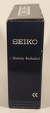 Vintage Seiko Rotating Desk Clock Model QHG355F New in Box