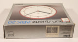 Rare Vintage 1985 Braun Quartz Wall Clock Model ABK 20 New in Box