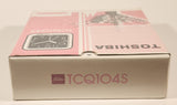 Vintage Toshiba Quartz Glow In The Dark Hands Wall or Desk Alarm Clock Model TCQ-104S New in Box