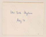 Original 1979 New York City Skyline 3 1/2" x 4 3/4" Color Photograph