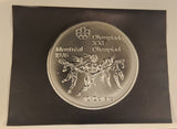 1976 Montreal Olympics XXI 10 Dollars Commemorative Coin 12" x 16" Advertisement Poster