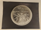 1976 Montreal Olympics XXI 10 Dollars Commemorative Coin 12" x 16" Advertisement Poster