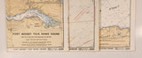 1993 Canadian Hydrographic Service Straight Of Georgia Sunshine Coast Vancouver Harbour To/A Isolation Sound Map Package
