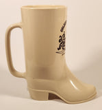 Vintage 1986 The Walt Disney Company Disneyland Golden Horseshoe Cowboy Boot Shaped 6" Plastic Mug Cup
