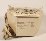 Vintage McGraw-Edison Ingraham Lighted Dial Electric Alarm Clock Model 49 101