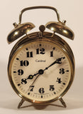 Vintage Cardinal 6" Tall Wind Up Twin Bell Alarm Clock Made in Czechoslovakia