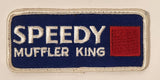 Speedy Muffler King 1 3/4" x 4" Embroidered Fabric Patch Badge