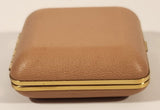 Vintage Westclox Home N Away Japan Brown Cased Travel Pocket Wind-Up Alarm Clock