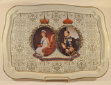 Vintage 1977 The Queen's Silver Jubilee Metal Beverage Serving Tray