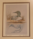 Sue Coleman "The Loon" 11 1/4" x 14 1/4" Framed Art Print