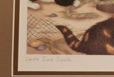 Linda Jane Smith "Curious Kittens" The Fishers 13" x 17" Framed Art Print