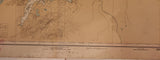 Vintage 1970 Canadian Hydro Graphic Service Masset Sound And Inlet British Columbia 29" x 42" Paper Map