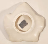 Vintage RCMP Royal Canadian Mounted Police Saskatoon Canada White Maple Leaf Design 5" x 5" Ceramic Ashtray