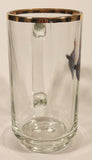 Vintage RCAF Royal Canadian Air Force Association Gold Rimmed 5 1/2" Tall Glass Beer Mug