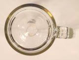 Vintage RCAF Royal Canadian Air Force Association Gold Rimmed 5 1/2" Tall Glass Beer Mug
