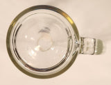 Vintage RCAF Royal Canadian Air Force Association Gold Rimmed 5 1/2" Tall Glass Beer Mug
