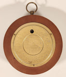 Vintage 5" Diameter Wooden Cased Weather Barometer Made in Western Germany
