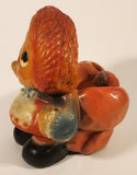 Vintage 1977 Mylo Creations Raggedy Ann 5 3/4" Hand Painted Chalkware Figurine Holder