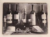 Creative Tops Wine Bottles 10 3/4" x 15" Wood Corkboard Placemat Sign
